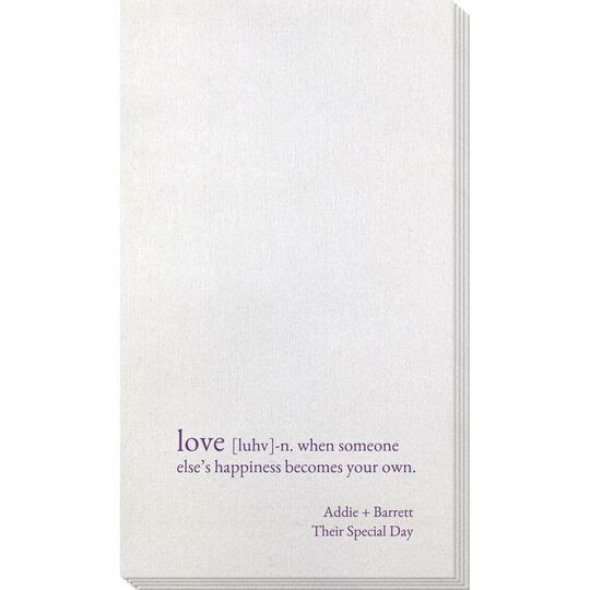 Definition of Love Bamboo Luxe Guest Towels